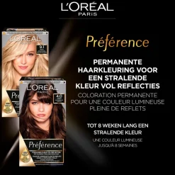 Preference L'Oréal Paris Préférence 5.21 Koel Lichtbruin Permanente Haarkleuring