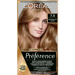 Preference L'Oréal Paris Préférence 7 Middenblond Permanente Haarkleuring Outlet