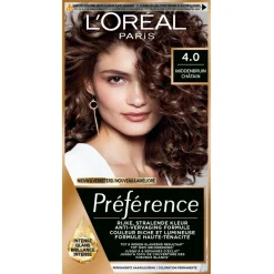 Preference L'Oréal Paris Préférence 4 Middenbruin Permanente Haarkleuring Outlet