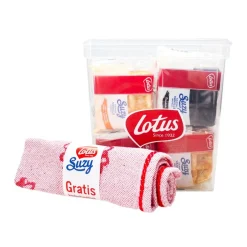 Lotus wafel assortiment met gratis keukenhanddoek Online