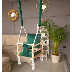 Lovegifts Luxe Houten 3 in 1 Meegroei Babyschommel en Kinderschommel Hot