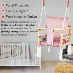 Lovegifts Luxe Houten 3 in 1 Meegroei Babyschommel en Kinderschommel Sale