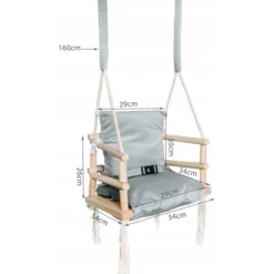 Lovegifts Luxe Houten 3 in 1 Meegroeischommel en Kinderschommel Clearance