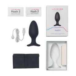 Lovense Hush 2 Vibrerende Anaal Plug App Controlled dia 57 mm Online