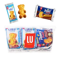 LU Kids Mix: Choco Beertjes & Prince Pocket duo chocolade koekjes New