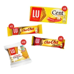 LU vieruurtjes koekjespakket met 4 soorten Online