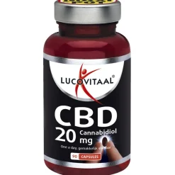 Lucovitaal CBD 20mg Cannabidiol Capsules Clearance
