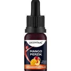 Lucovitaal Mango Perzik Smaakdruppels Hot