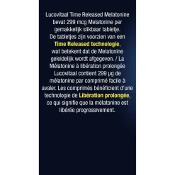 Lucovitaal Melatonine 299Mcg Time Released Tabletten Clearance