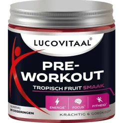 Lucovitaal Tropisch Fruit Pre-Workout Clearance