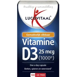 Lucovitaal Vitamine D3 25mcg Capsules Sale