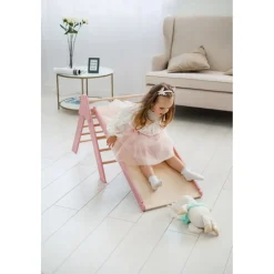 Luna Toys Houten Klimrek met Glijbaan Clearance