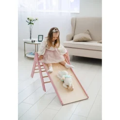 Luna Toys Houten Klimrek met Glijbaan Clearance