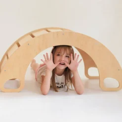 Luna Toys Naturel Houten Schommelstoel / Rocker Clearance