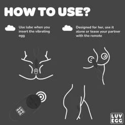 EasyToys LUV EGG Vibrerend Eitje New