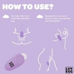 LUV EGG XL Vibrerend Ei Hot