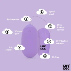 LUV EGG XL Vibrerend Ei Hot