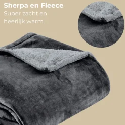 Luvego Elektrische Bovendeken Fleece Warmte deken New
