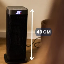 Luvego Elektrische Kachel Zwart Hot