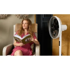 Luvego ® Statief Stille Ventilator Staand met Afstandsbediening Discount