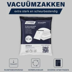 Luvego Vacuümzakken voor kleding en dekbedden Extra grote vacuümzakken Best