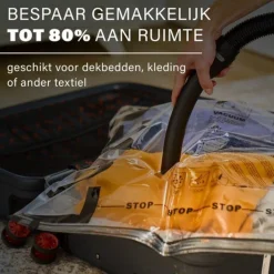 Luvego Vacuumzakken Kleding & Dekbedden 23 Stuks / 5 Maten Reiszakken Vacuum Opbergzakken