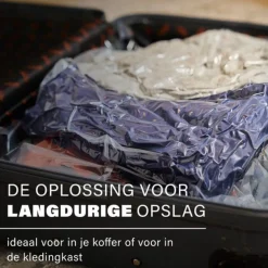 Luvego Vacuumzakken Kleding & Dekbedden 23 Stuks / 5 Maten Reiszakken Vacuum Opbergzakken