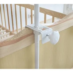 MamaLoes Amy Wit Piekstok & Sluierstandaard met Klembevestiging