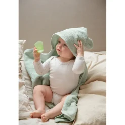 MamaLoes Beer Badstof Stone Green Badcape Clearance