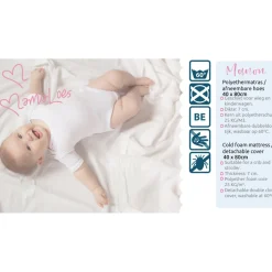 MamaLoes Manon 40x80x7 cm Recht Wiegmatras Sale