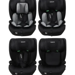 MamaLoes Mick Zwart/Grijs Isofix 76-150 cm i-Size Autostoel