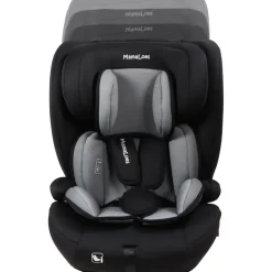 MamaLoes Mick Zwart/Grijs Isofix 76-150 cm i-Size Autostoel