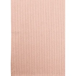 MamaLoes Oudroze 70x100cm Knitted Wiegdeken Online