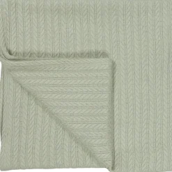 MamaLoes Sage Groen 100x150cm Knitted Ledikantdeken New