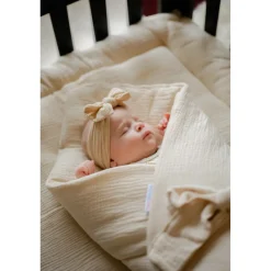 MamaLoes Soft Cotton Ecru 80 x 100 cm Boxkleed Best