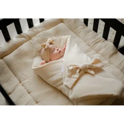 MamaLoes Soft Cotton Ecru 80 x 100 cm Boxkleed Best