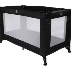 MamaLoes Soof Zwart Campingbed Best