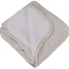 MamaLoes Stippen Fleece 70x90cm Babydeken Outlet