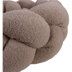 MamaLoes Teddy Boucle Nougat 210 cm Braided Bedbumper