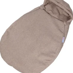 MamaLoes Teddy Boucle Nougat Autostoel Voetenzak New