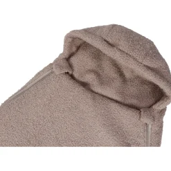 MamaLoes Teddy Boucle Nougat Autostoel Voetenzak New