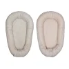 MamaLoes Velours Rib Beige Omkeerbaar Babynest Outlet