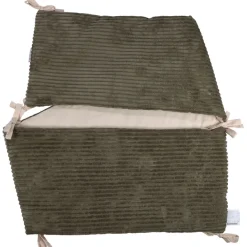 MamaLoes Velours Rib Groen 30 x 180 cm Bedbumper Sale