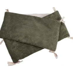 MamaLoes Velours Rib Groen 30 x 180 cm Bedbumper Sale