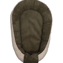 MamaLoes Velours Rib Groen Omkeerbaar Babynest Online