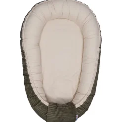 MamaLoes Velours Rib Groen Omkeerbaar Babynest Online