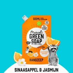 Marcel's Green Soap Sinaasappel & Jasmijn Handzeep Navulling Best