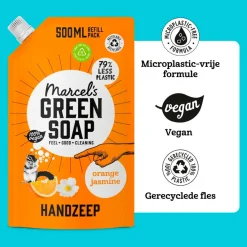 Marcel's Green Soap Sinaasappel & Jasmijn Handzeep Navulling Best