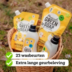 Marcel's Green Soap Vanille & Katoen Universeel Wasmiddel Navulling Hot