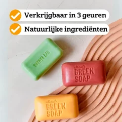 Marcel's Green Soap Vanilla & Cherry Blossom Shower Bar Hot